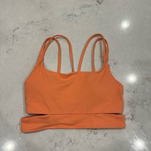 Lululemon Ribbed Nulu Strappy Yoga Bra, Size 4